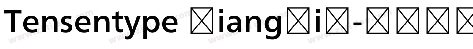 Tensentype XiangSiJ字体转换